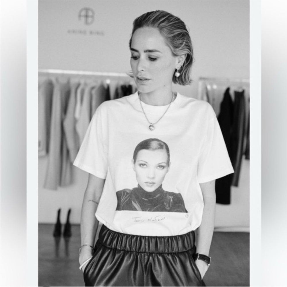 Anine Bing Iconic Graphic Tee - White